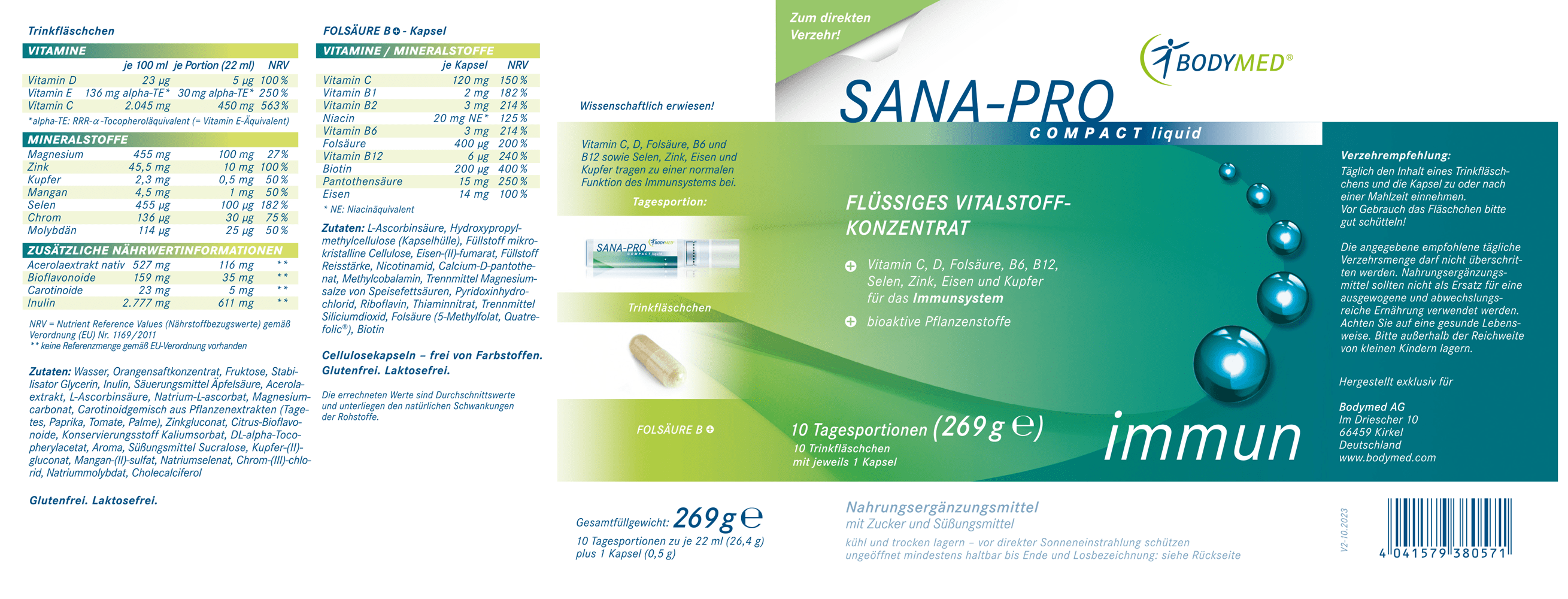 SANA-PRO COMPACT liquid immun