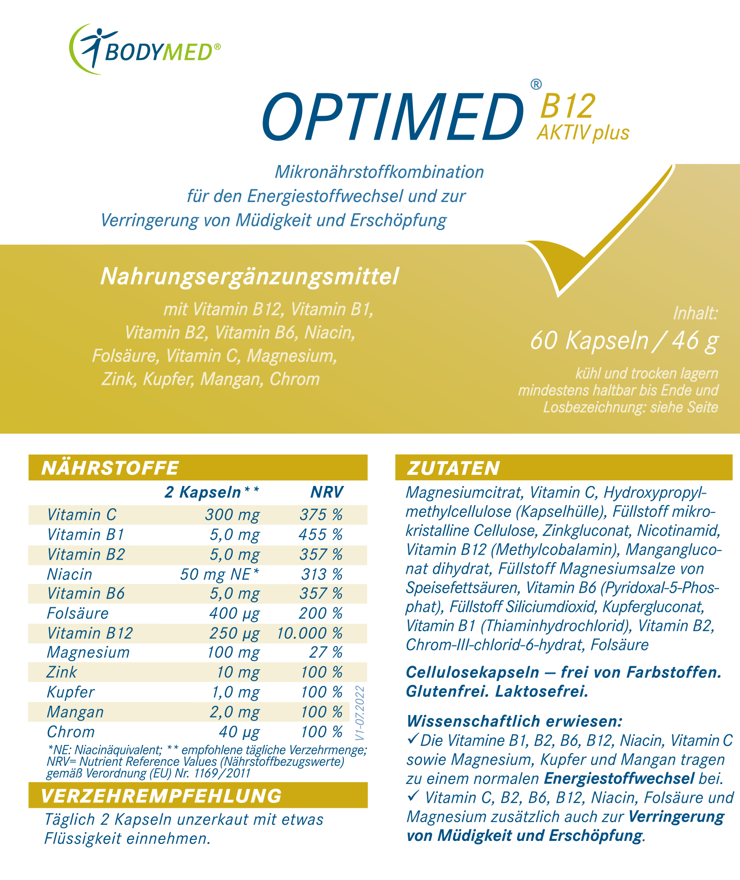 OPTIMED®  B12 AKTIV plus