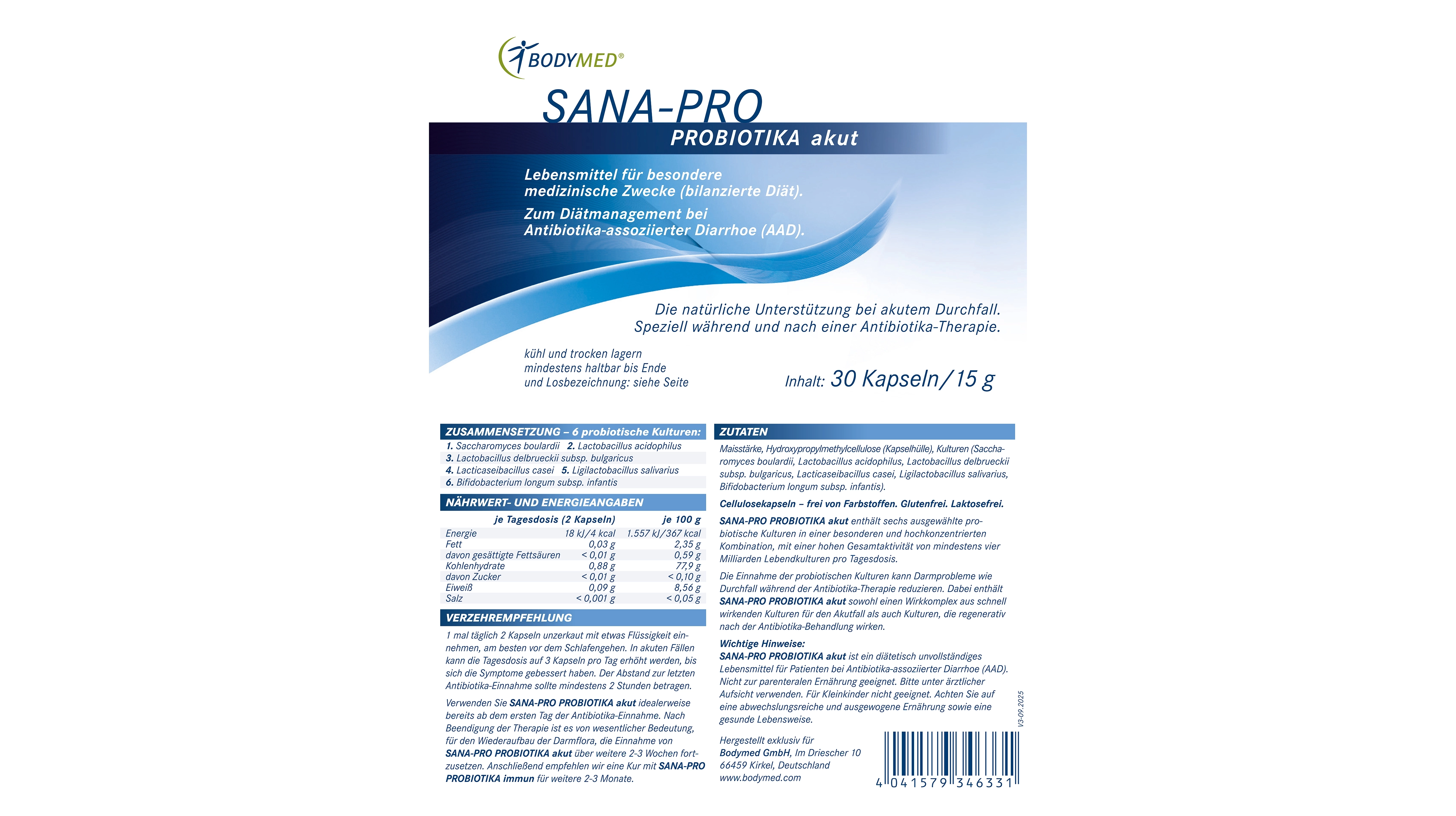 Sana-Pro Probiotika akut